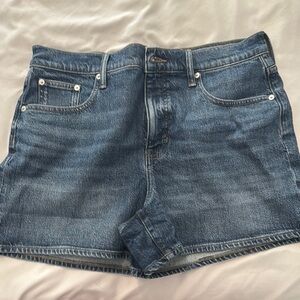 J. Crew Blue Jean Shorts High-Waisted